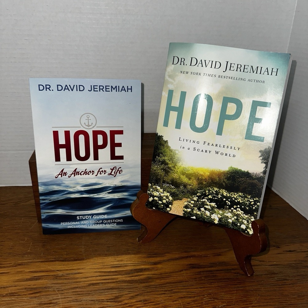 Hope: Living Fearlessly…PB Book & Hope: An‎ Anchor…PB Study Guide David Jeremiah